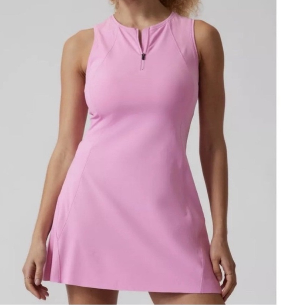 NWT Athleta Ace Tennis Dress XS TP Petite Pink